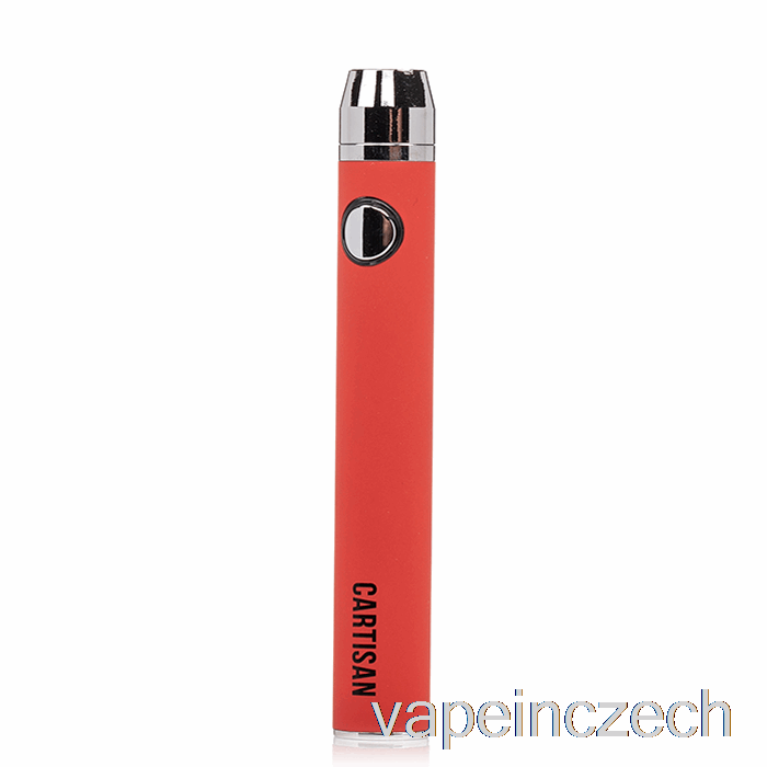 Cartisan Button Vv 650 510 Baterie Red Vape Bez Nikotinu